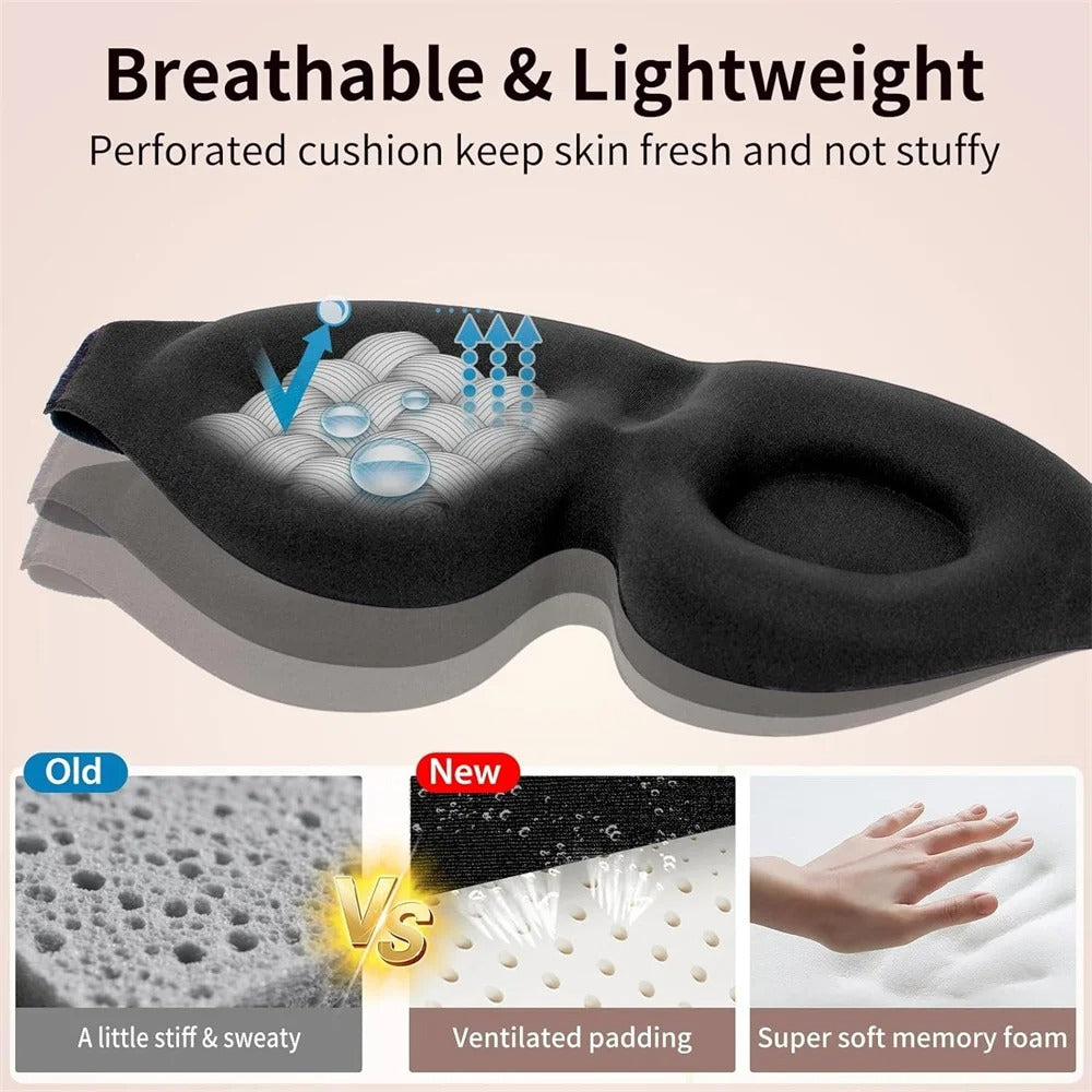 3D Contoured Sleep Mask