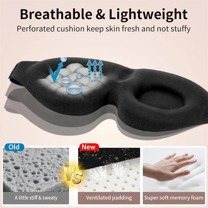 3D Contoured Sleep Mask